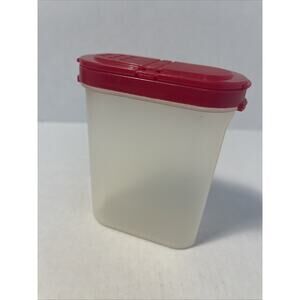 Tupperware Modular Mates Spice Container With Red Lid 1846D 1844